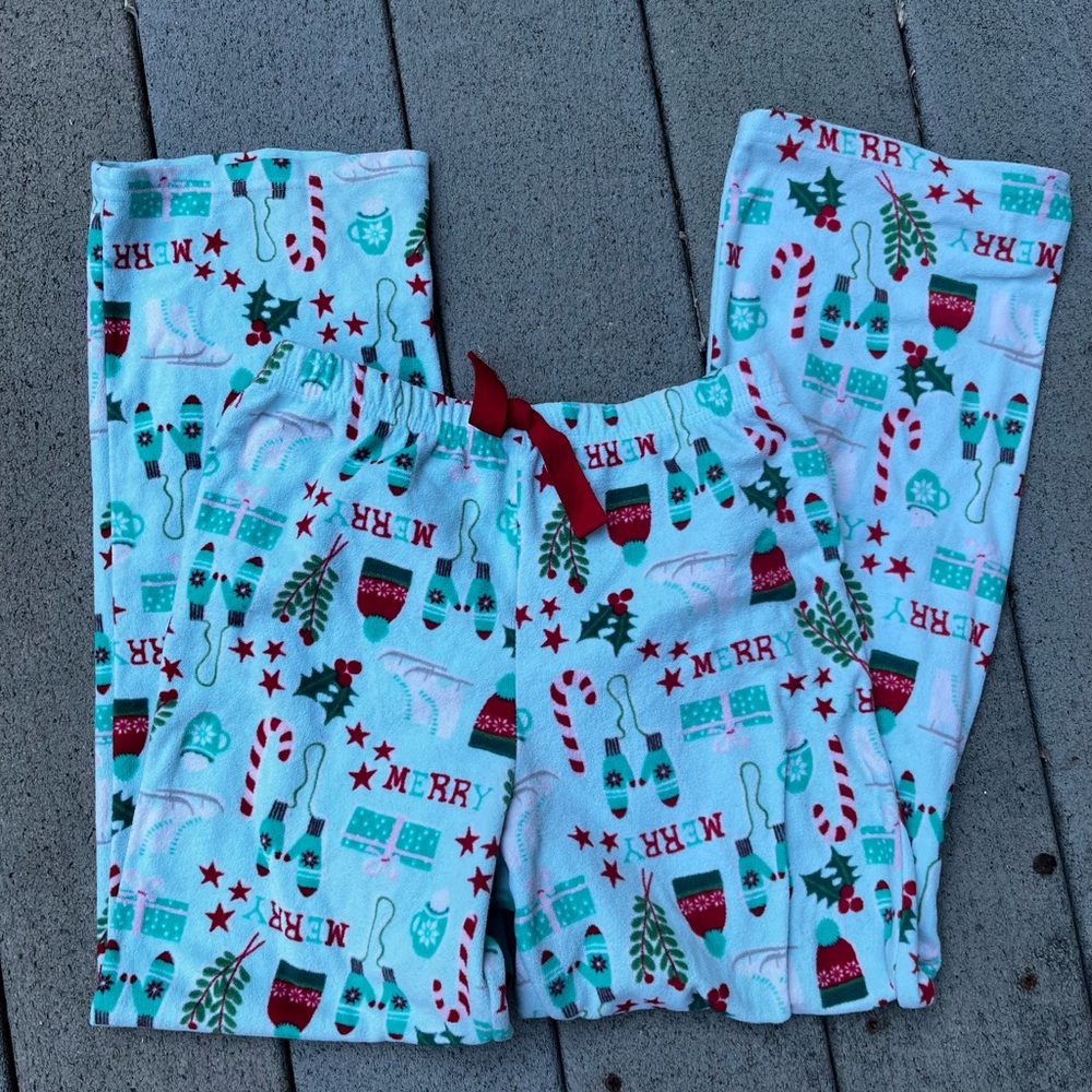 Fuzzy pajama pants